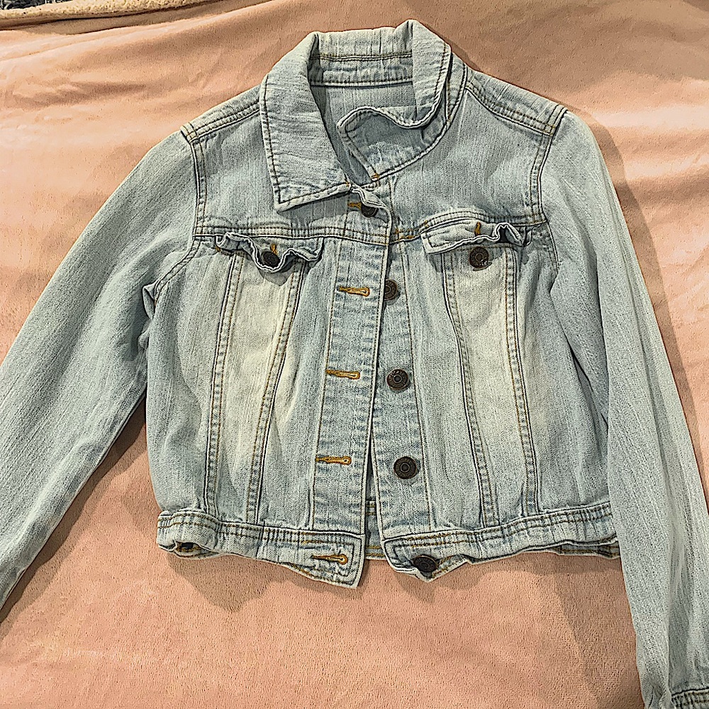 Girls Medium 10/12 Denim Jacket